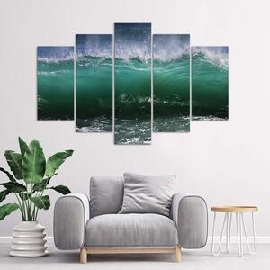 Gario Vászonkép Viharos hullám - 5 részes Méret: 100 x 70 cm