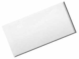 KERMA falpanel 12,5×25 cm fényes fehér színű műbőr falburkolat Space 002