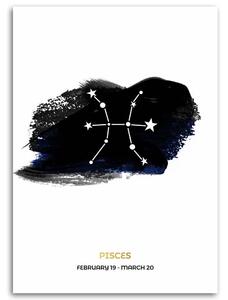 Gario Vászonkép Csillagjegy Halak Méret: 40 x 60 cm