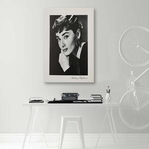 Gario Vászonkép Audrey Hepburn - szepiás portré Méret: 40 x 60 cm