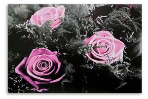 Gario Vászonkép Rózsaszín rózsák egy titkos kertben Méret: 60 x 40 cm