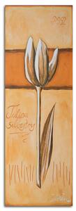 Gario Vászonkép Tulipán, mint kézzel festett Méret: 30 x 90 cm