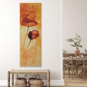 Gario Vászonkép Két mákvirág Méret: 30 x 90 cm