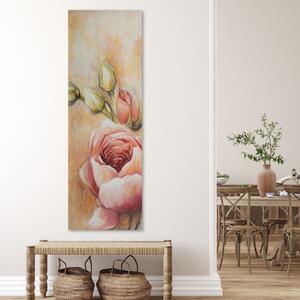 Gario Vászonkép Rózsaszín rózsák és bimbók Méret: 30 x 90 cm