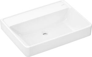 Mosdótál Hansgrohe Xanuia Q 65x48 cm fehér fényes felülettel akkumulátornyílás nélkül, túlfolyó nélkül 60247450