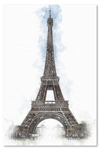 Gario Vászonkép Eiffel-torony kézzel festett formában - Cornel Vlad Méret: 40 x 60 cm