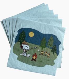 PEANUTS papírszalvéta, tábortűz