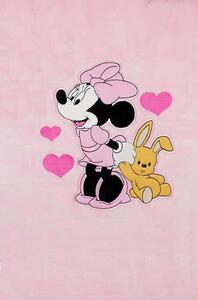 Disney Minnie wellsoft babatakaró 70x90cm - rózsaszín
