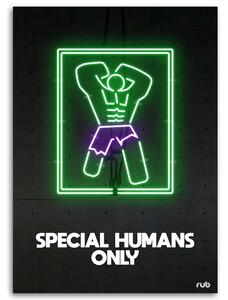 Gario Vászonkép Hulk neon - Rubiant Méret: 40 x 60 cm