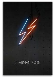 Gario Vászonkép Neon villámlás - Rubiant Méret: 40 x 60 cm