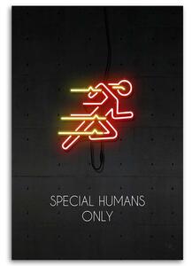 Gario Vászonkép Neon gyors - Rubiant Méret: 40 x 60 cm