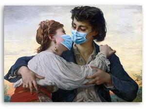 Gario Vászonkép Pandémiás csók - Jose Luis Guerrero Méret: 60 x 40 cm