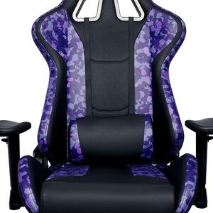 Cooler Master Caliber R1S Camo Gamer szék #fekete-lila