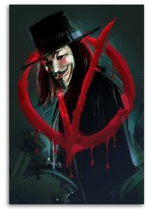 Gario Vászonkép V for Vendetta - Nikita Abakumov Méret: 40 x 60 cm