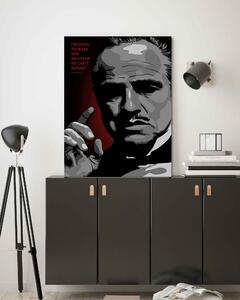 Gario Vászonkép Keresztapa, Vito Corleone - Nikita Abakumov Méret: 40 x 60 cm