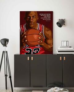 Gario Vászonkép Michael Jordan - Nikita Abakumov Méret: 40 x 60 cm