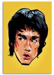 Gario Vászonkép Bruce Lee arca - Nikita Abakumov Méret: 40 x 60 cm