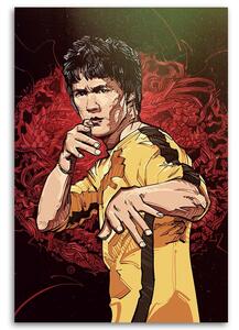 Gario Vászonkép Bruce Lee színész - Nikita Abakumov Méret: 40 x 60 cm