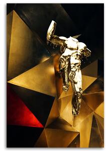Gario Vászonkép Modern arany alak - Gab Fernando Méret: 40 x 60 cm