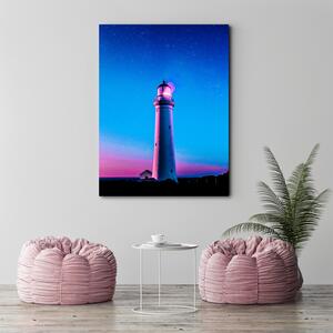 Gario Vászonkép Rózsaszín világítótorony - Gab Fernando Méret: 40 x 60 cm