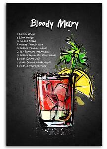 Gario Vászonkép Bloody Mary koktél - Gab Fernando Méret: 40 x 60 cm
