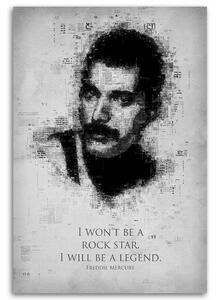 Gario Vászonkép Freddie Mercury - Gab Fernando Méret: 40 x 60 cm