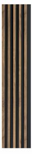 ASTI Craft tölgy Lamelio fa hatású lamella falburkolat, vízálló bordázott falpanel (12,2x270cm)