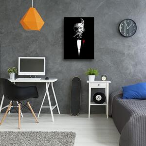 Gario Vászonkép Egy szemkötos férfi portréja - DDJVigo Méret: 40 x 60 cm