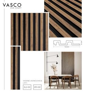 VASCO Craft tölgy Lamelio bordázott lamella falburkolat, vízálló, ütésálló panel (12,2x270cm)
