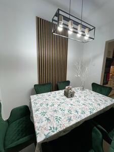 VASCO Craft tölgy Lamelio bordázott lamella falburkolat, vízálló, ütésálló panel (12,2x270cm)