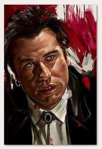Gario Vászonkép Pulp Fiction, John Travolta alias Vincent Vega - Dmitry Belov Méret: 40 x 60 cm