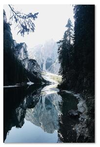 Gario Vászonkép A tóban tükrözodo hegyek - Dmitry Belov Méret: 40 x 60 cm