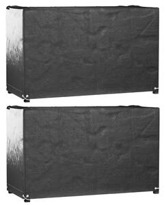 2 db téglalap alakú kerti bútorhuzat 8 fűzőlyukkal 170x94x70 cm