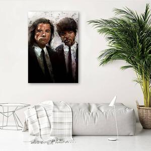 Gario Vászonkép Pulp Fiction, Vincent és Jules - Dmitry Belov Méret: 40 x 60 cm