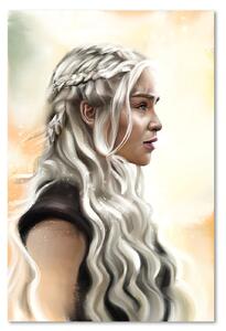 Gario Vászonkép Trónok harca, Daenerys Targaryen portréja - Dmitry Belov Méret: 40 x 60 cm