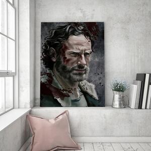 Gario Vászonkép The Walking Dead, Rick Grimes portréja - Dmitry Belov Méret: 40 x 60 cm