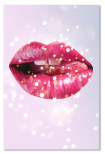 Gario Vászonkép Rózsaszín ajkak - Dmitry Belov Méret: 40 x 60 cm