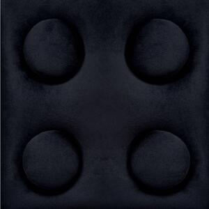 O!Bubble KID fekete színű falpanel 12,5×12,5 cm lego mintázatú 2219
