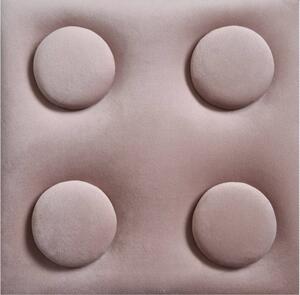 O!Bubble KID tejeskávé színű falpanel 12,5×25 cm lego mintázatú 2253