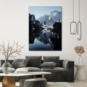 Gario Vászonkép Lago de Braies - Dmitry Belov Méret: 40 x 60 cm