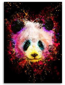 Gario Vászonkép Szivárvány panda - Dmitry Belov Méret: 40 x 60 cm