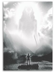 Gario Vászonkép Figurák az égen - Barrett Biggers Méret: 40 x 60 cm