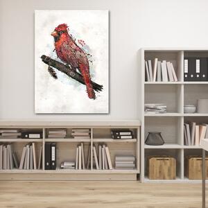 Gario Vászonkép Virágokból készült madár - Barrett Biggers Méret: 40 x 60 cm