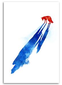 Gario Vászonkép Kék róka árnyék - Robert Farkas Méret: 40 x 60 cm