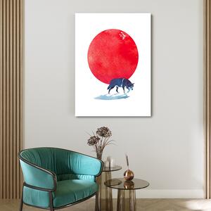 Gario Vászonkép Farkas napfelkeltekor - Robert Farkas Méret: 40 x 60 cm