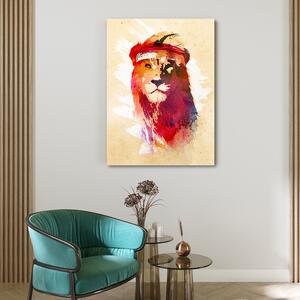 Gario Vászonkép Atlétikai oroszlán - Robert Farkas Méret: 40 x 60 cm