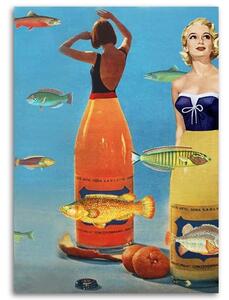 Gario Vászonkép No palackos szoknyában - Lili Chartrand Méret: 40 x 60 cm