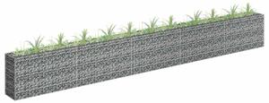 Horganyzott acél gabion magaságyás 450 x 30 x 60 cm