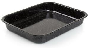 Bankett Zománc sütőedény CULINARIA Fekete 34 x 26x 5 cm, S