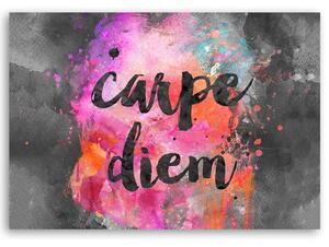 Gario Vászonkép A carpe diem felirat színes háttéren - Andrea Haase Méret: 60 x 40 cm